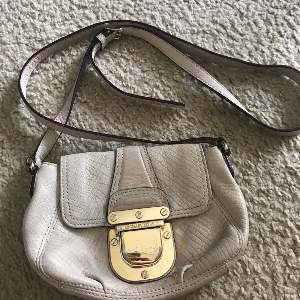 Michael Kors Neutral Crossbody Purse